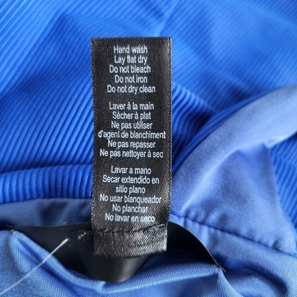 New Beach Riot Nia Asymetrical One Shoulder Tie Deep Ocean Swimsuit NWT XS - Picture 13 of 14